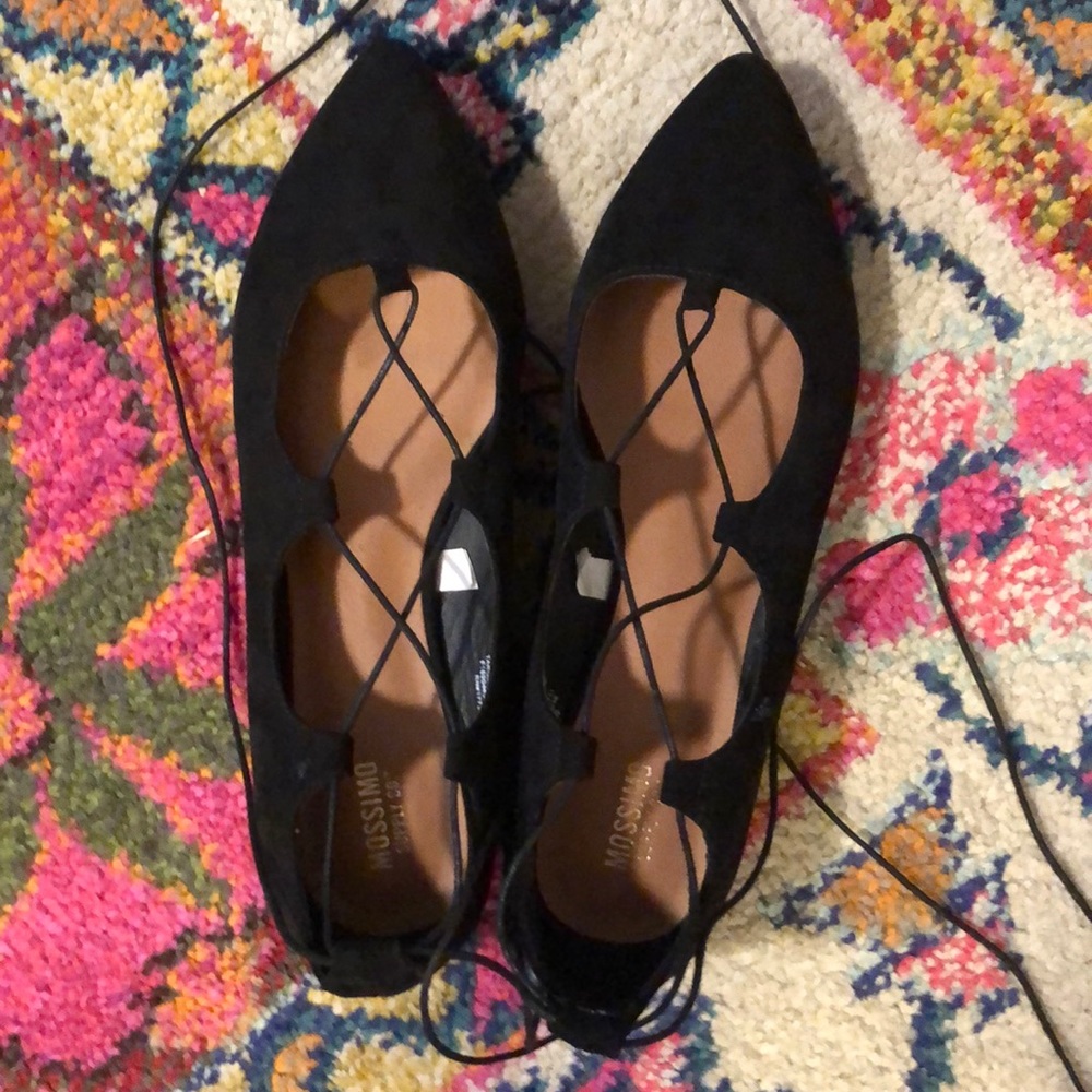 Mossimo Lace Up Ballet Flat